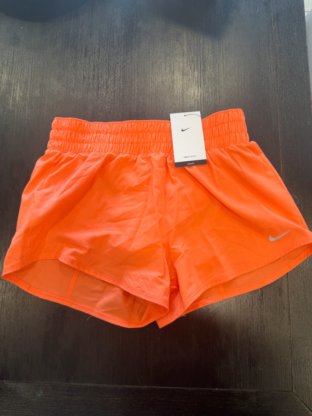 Nike Women’s Bright Orange Athletic Running Shorts
